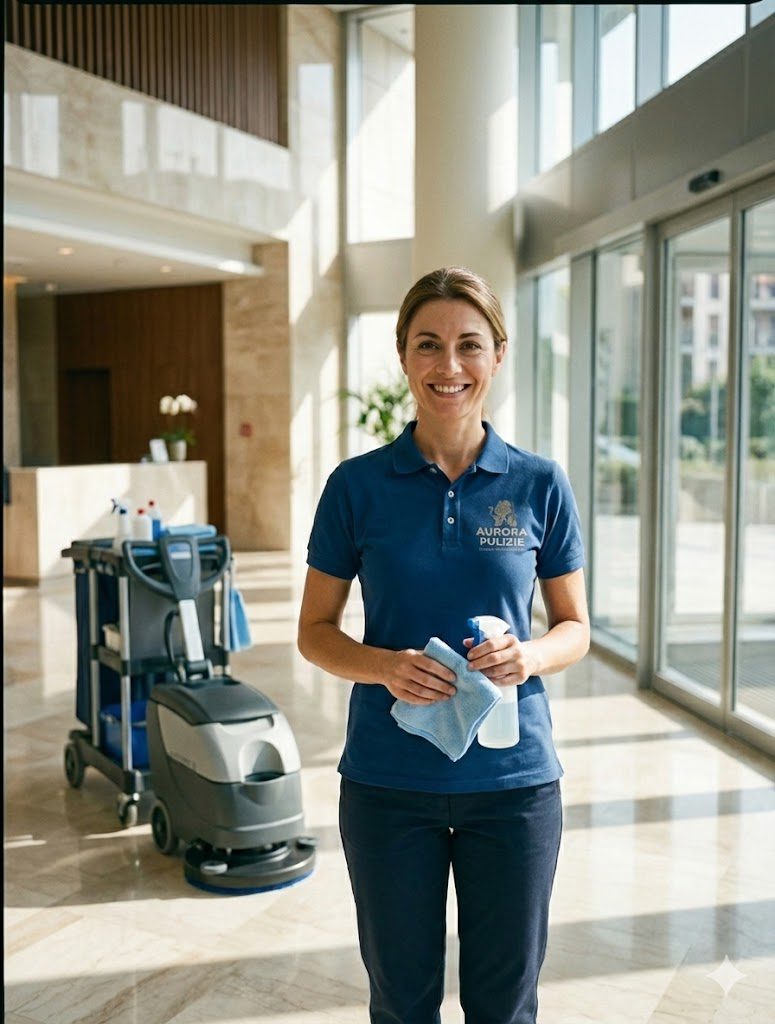Staff Aurora Pulizie al lavoro